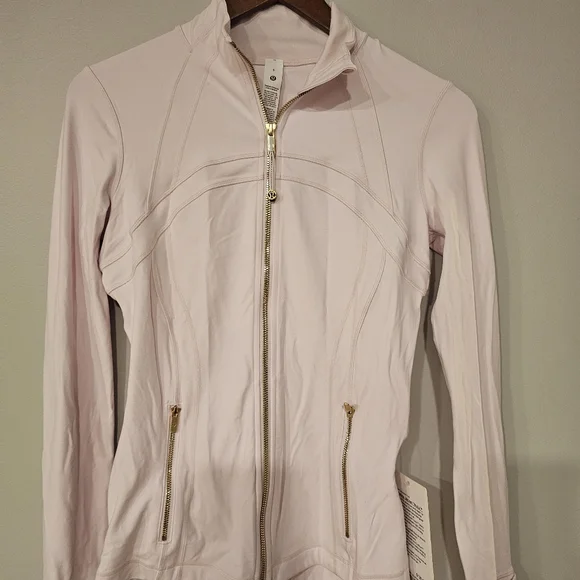 NWT Lululemon Define Jacket Nulu Blissful Pink/Gold 6